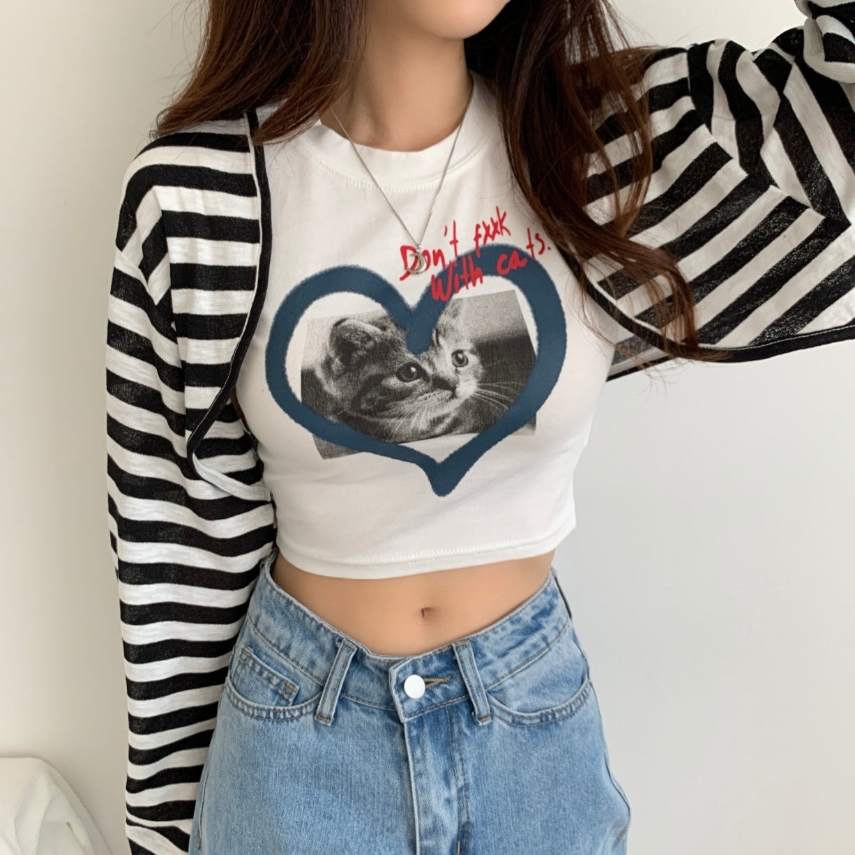 現貨 KR BABY CATS CROP TEE 3 COLORS