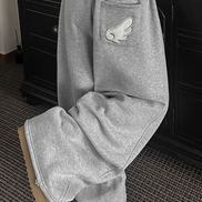 KR ANGEL WING FLEECE PANTS (4 COLORS)