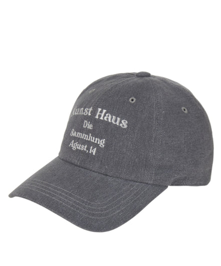 [KARINA同款] Dumaro - Pigment Washed Cotton Ball Cap (Grey Denim)