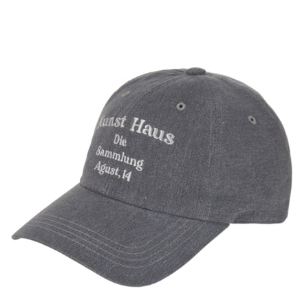 [KARINA同款] Dumaro - Pigment Washed Cotton Ball Cap (Grey Denim)
