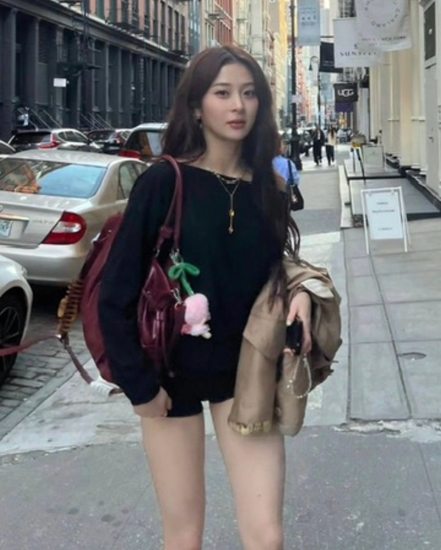 (yunjin同款) Stand Oil - Breezy Bag (Red Wine)