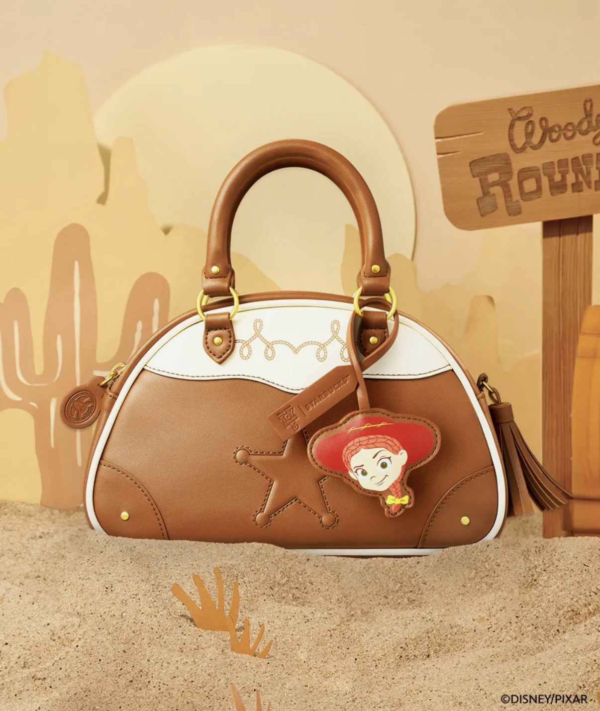 starbucks x toy story cowgirl bowling bag