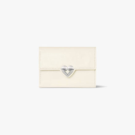 HEARTY FLAP WALLET (VANILLA)