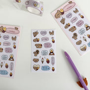 Second Morning - friends sticker | 蕃薯仔KUMI