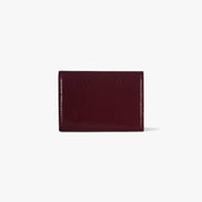 CRINKLE HALFMOON MINI WALLET (DEEP CHERRY)