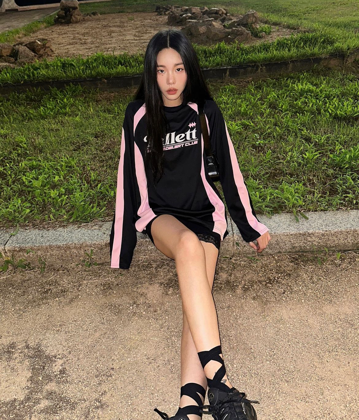 (現貨) FALLETT - FOOTBALL JERSEY LONG SLEEVE (BLACK)