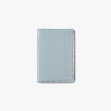 CRINKLE PASSPORT CASE (HAZE BLUE)