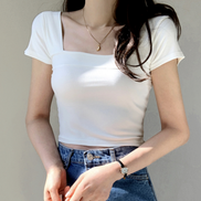 KR SQUARE NECK TEE (3 COLORS)