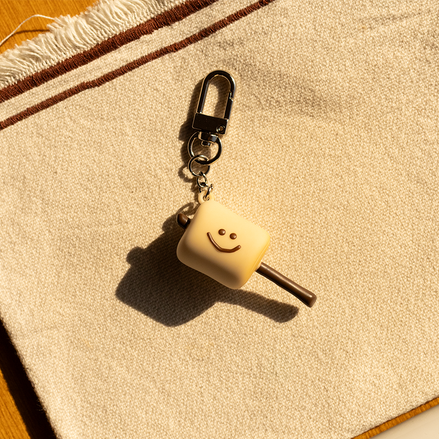 tanning marsh keychain