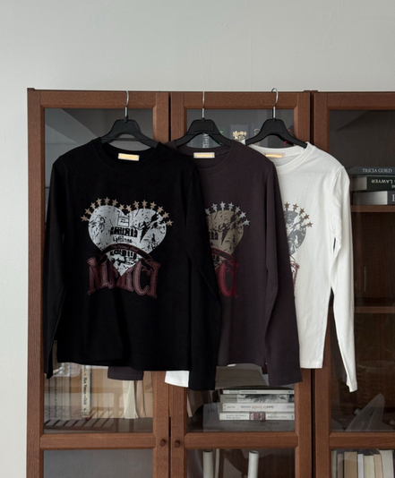 KR MERCI HEART TSHIRT (3 COLORS)