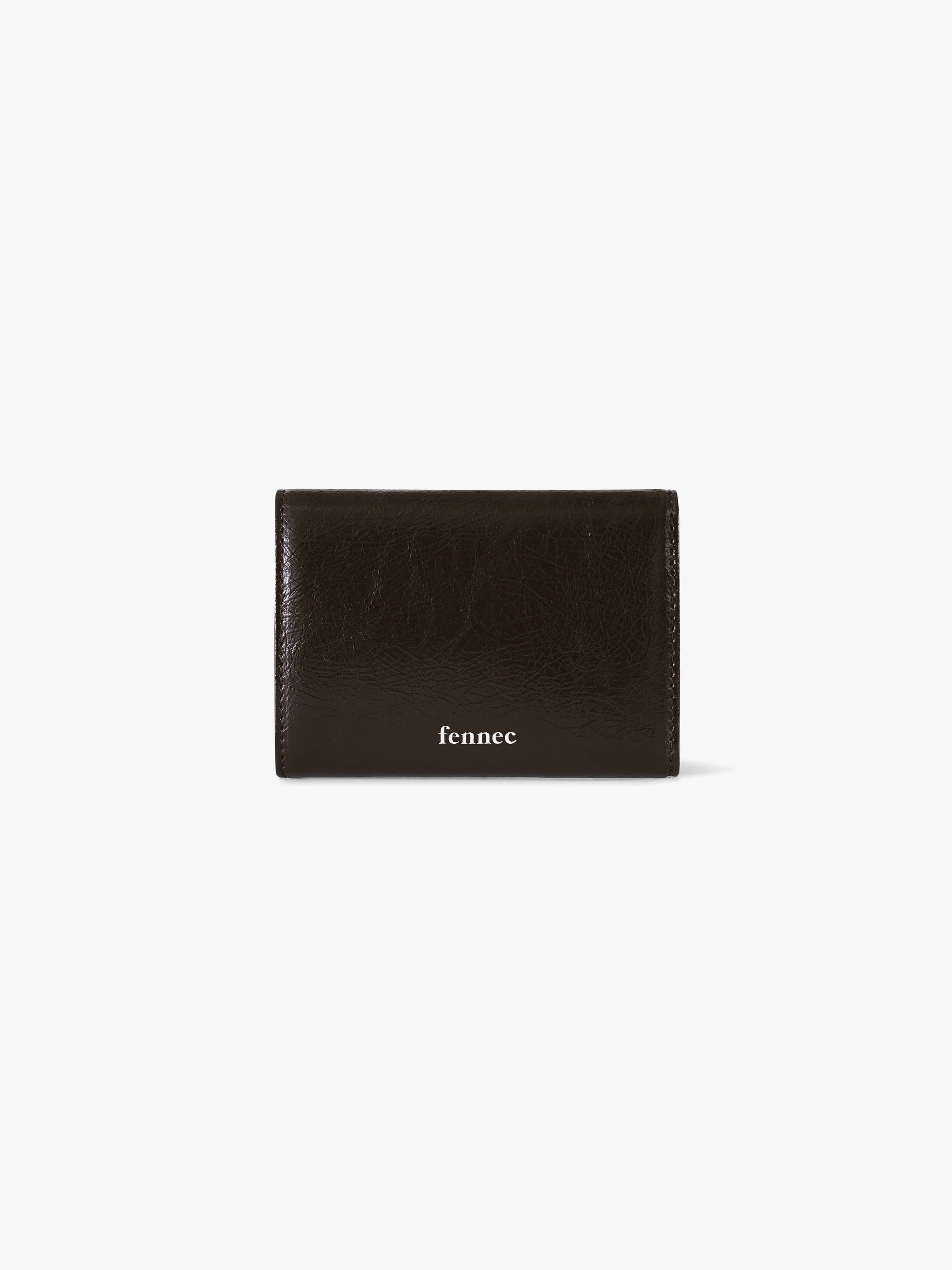 fennec - TRIANGLE COIN POCKET WALLET (ESPRESSO)