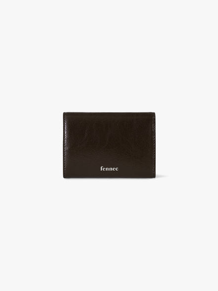 fennec - TRIANGLE COIN POCKET WALLET (ESPRESSO)