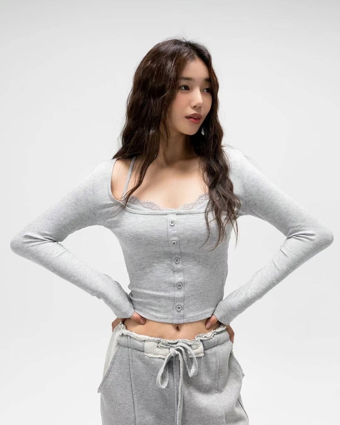 KR ELIZABETH LACE TOP (4 COLORS)