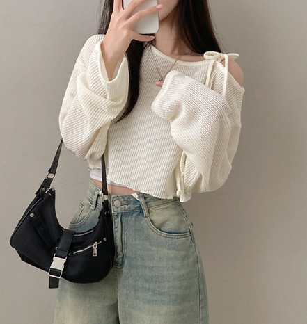 KR OFF SLASH KNIT (3 COLORS)