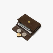 HEARTY TRIPLE WALLET (MOCHA BROWN)