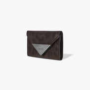 MATT TRIANGLE WALLET (LEOPARD BROWN)