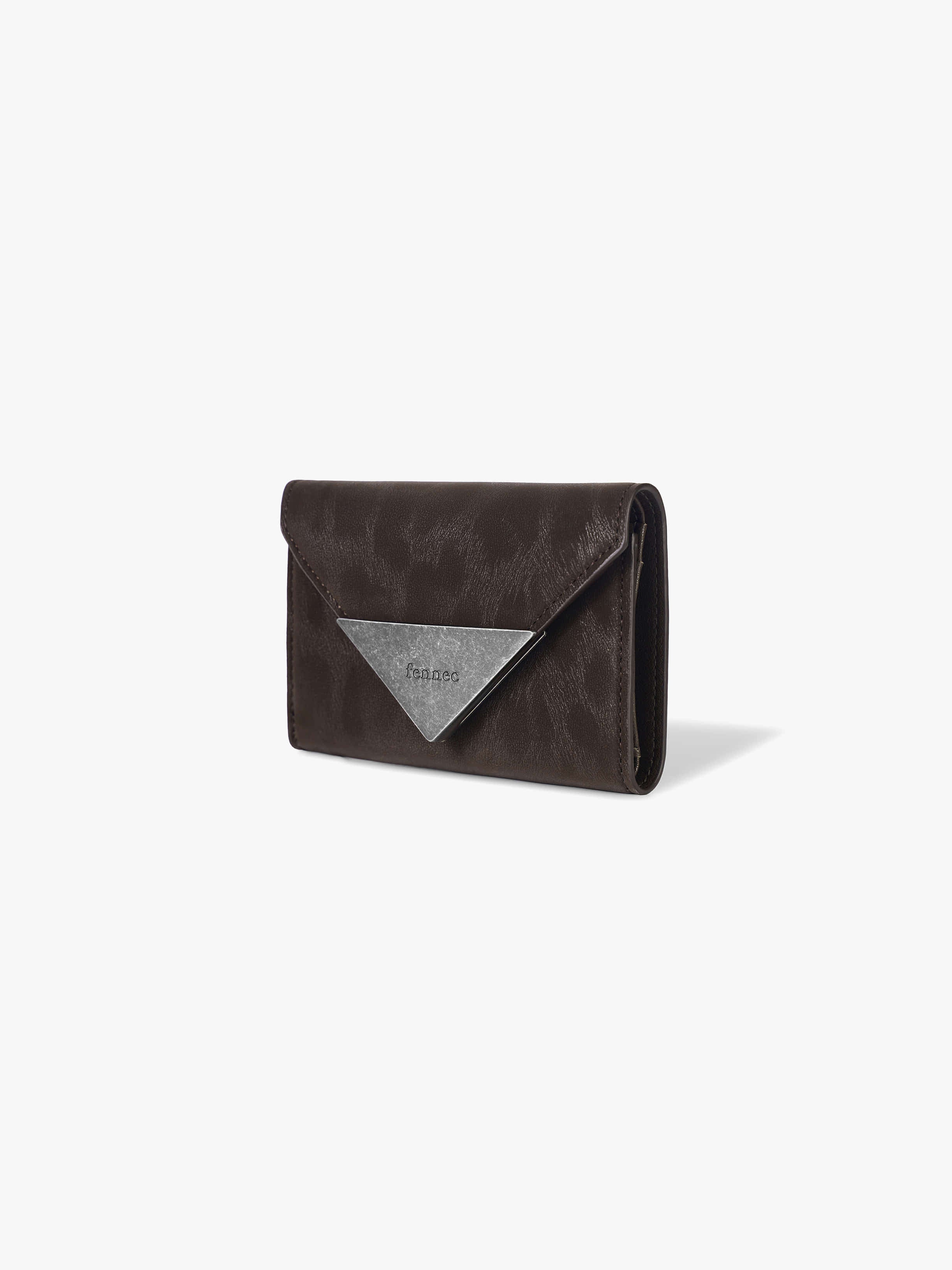 MATT TRIANGLE WALLET (LEOPARD BROWN)