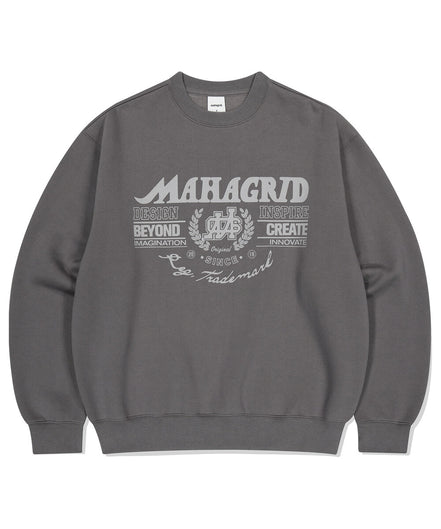 mahagrid - TRADEMARK SWEATSHIRT (MOCHA GREY)