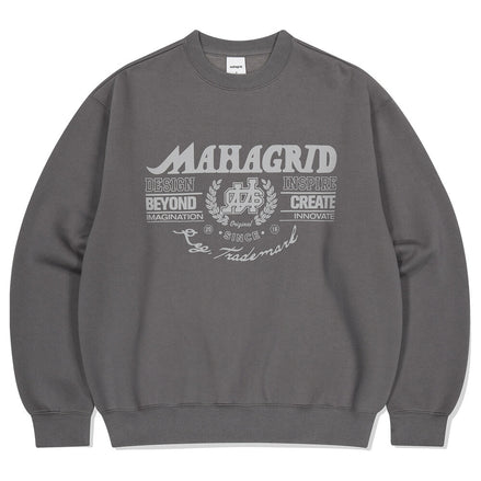 mahagrid - TRADEMARK SWEATSHIRT (MOCHA GREY)