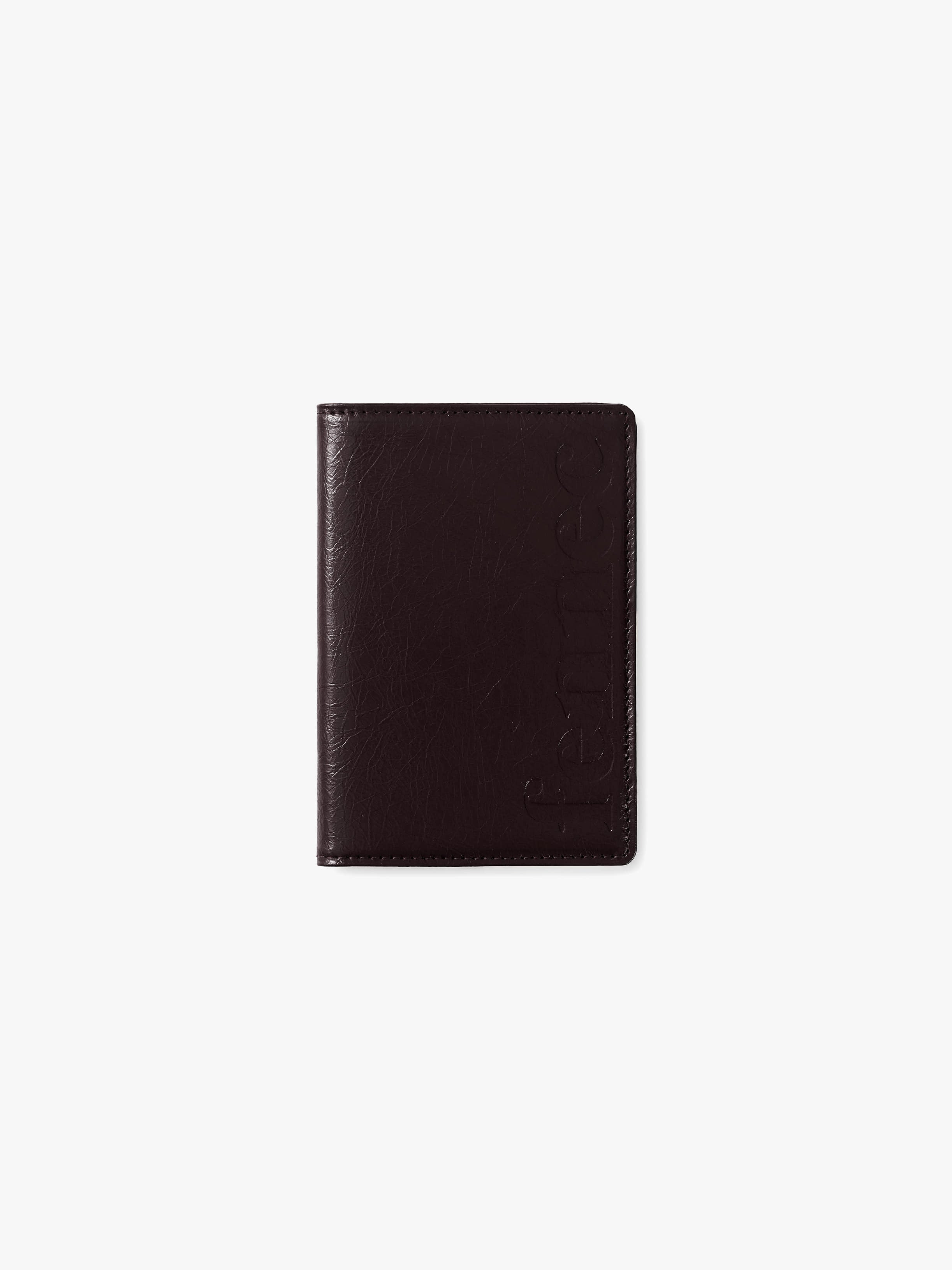 CRINKLE PASSPORT CASE (ESPRESSO)