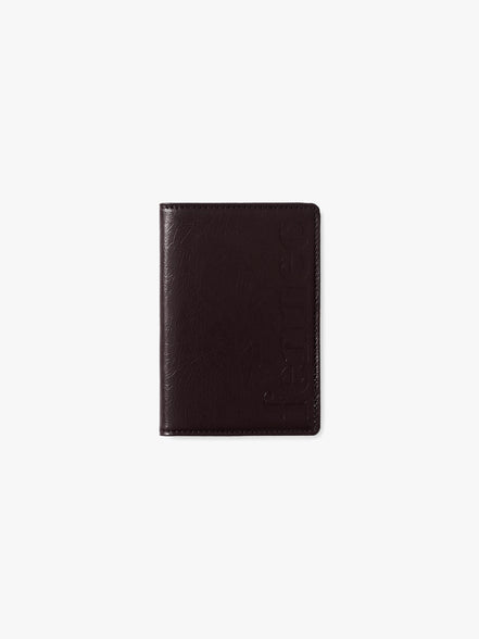 CRINKLE PASSPORT CASE (ESPRESSO)