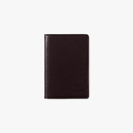 CRINKLE PASSPORT CASE (ESPRESSO)