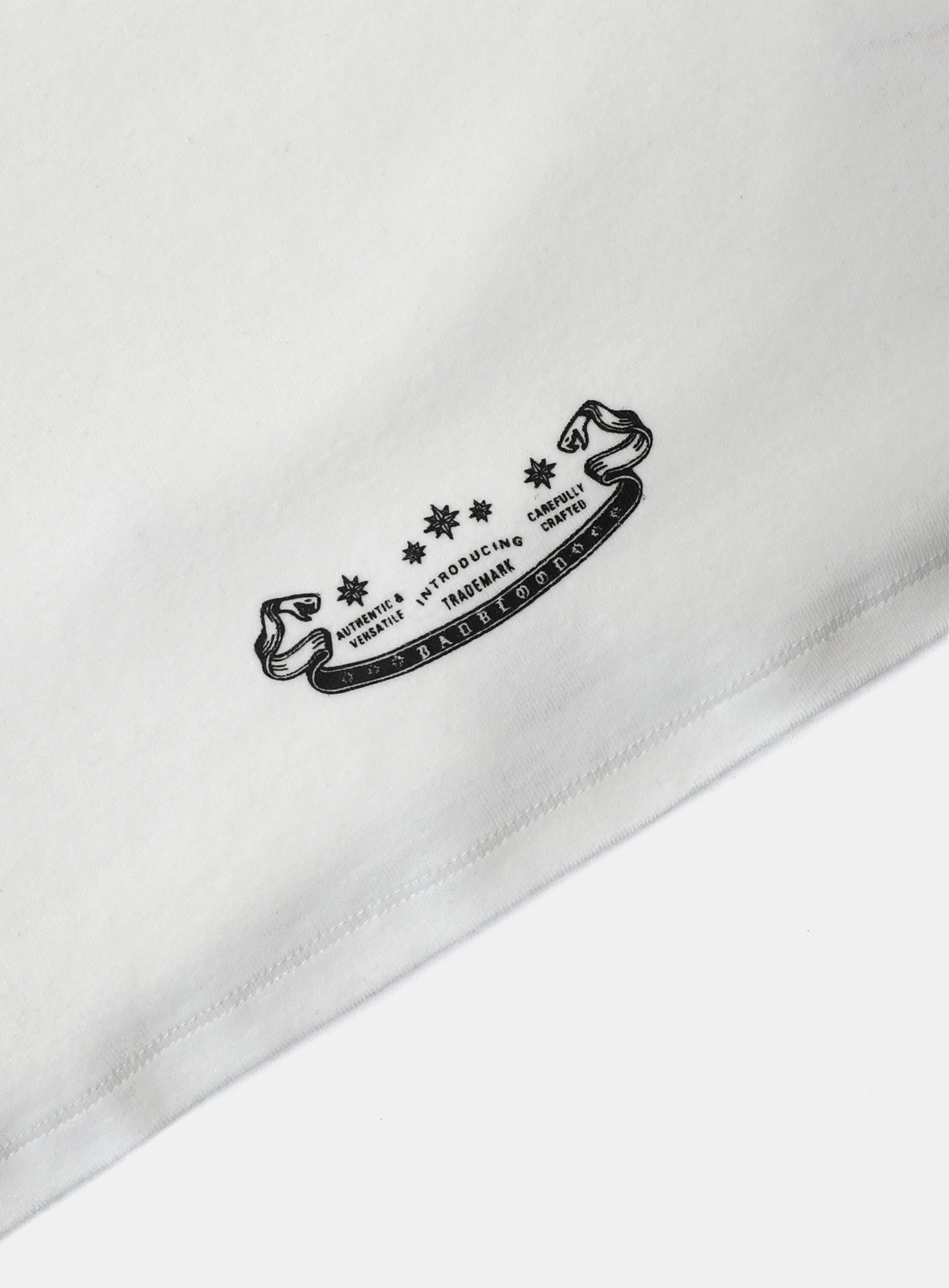 Bad Blood - Mystic Logo Jersey Short Sleeve Slim Fit (White)