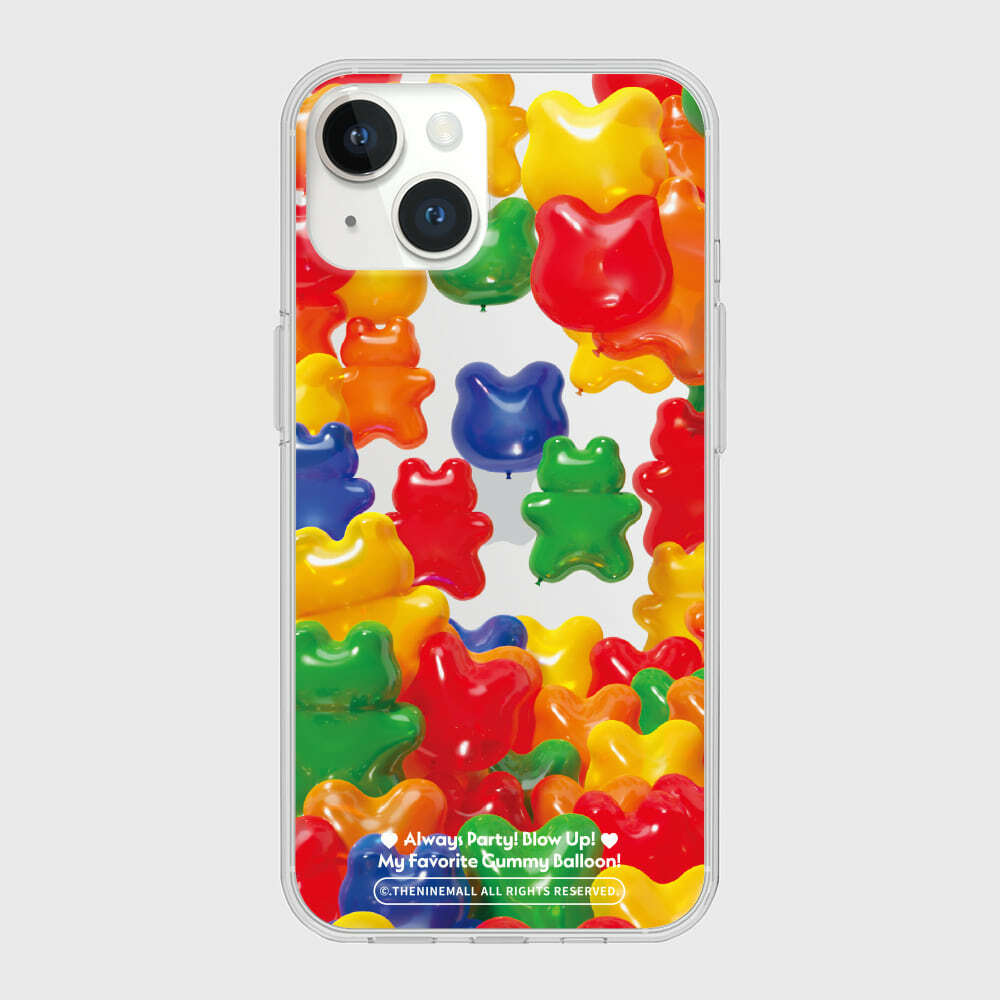 THE NINE MALL - gummy balloon party 透明軟殼