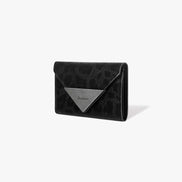 MATT TRIANGLE WALLET (LEOPARD BLACK)