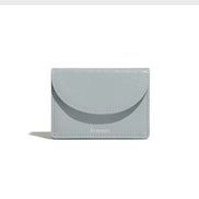 CRINKLE HALFMOON MINI WALLET (MID GREY)