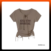 (現貨) aespa dirty work tshirt (GREY)