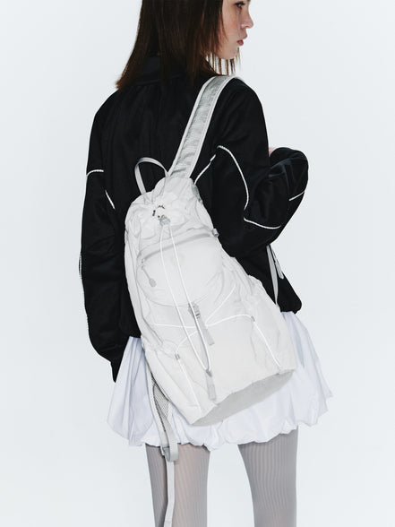 AIRY POCKET BACKPACK (WHITE)