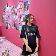 fallett sports club football tshirt black