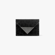 MATT TRIANGLE WALLET (LEOPARD BLACK)