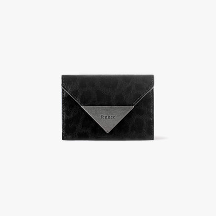 MATT TRIANGLE WALLET (LEOPARD BLACK)