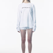 SCULPTOR - Washed Long Sleeve Tee Washed (White)