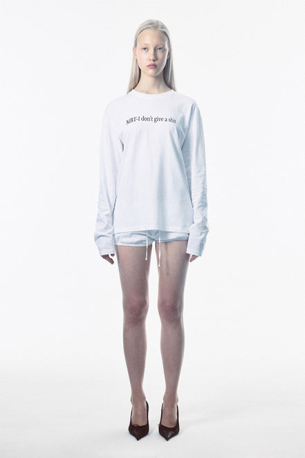 SCULPTOR - Washed Long Sleeve Tee Washed (White)