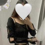 KR RIBBONS SLEEVES CARDIGAN (2 COLORS)