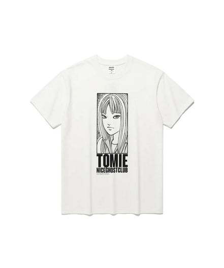 富江 X NICEGHOSTCLUB - JUNJI ITO MANIAC TOMIE TITLE TEE (WHITE)