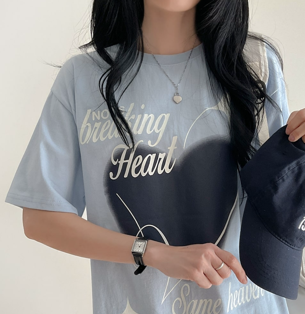 KR ‘NO BREAKING HEART’ UNISEX TEE (3 COLORS)