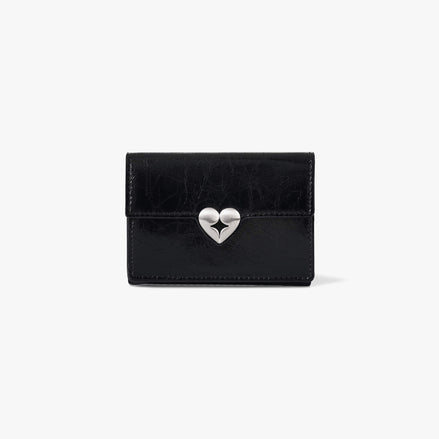 HEARTY TRIPLE WALLET (BLACK)