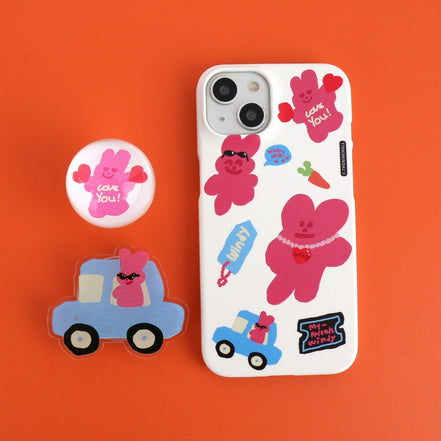 THE NINE MALL - windy painting sticker 硬殼