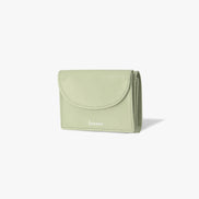 CRINKLE HALFMOON MINI WALLET (PISTACHIO)