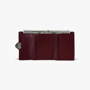 HEARTY FLAP WALLET (DEEP CHERRY)