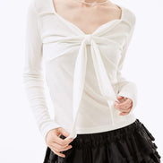 KR CLASSY RIBBON TOP (3 COLORS)