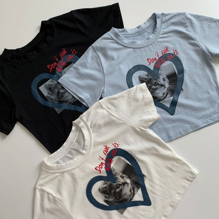 現貨 KR BABY CATS CROP TEE 3 COLORS