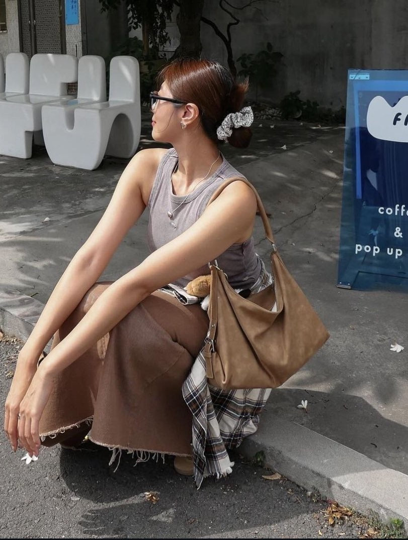[Wendy同款] Stand Oil - Mushy Bag (Camel)