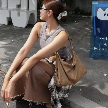 [Wendy同款] Stand Oil - Mushy Bag (Camel)