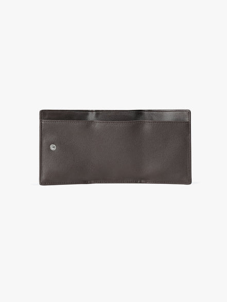 TRIANGLE TRIPLE WALLET (LEOPARD BROWN)