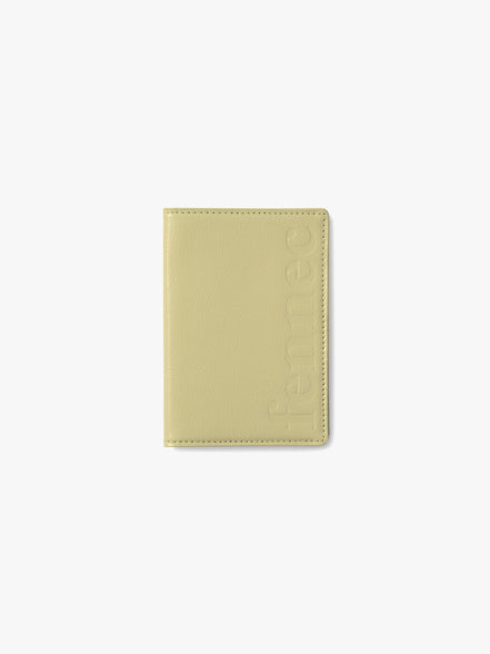 CRINKLE PASSPORT CASE (SOFT OLIVE)